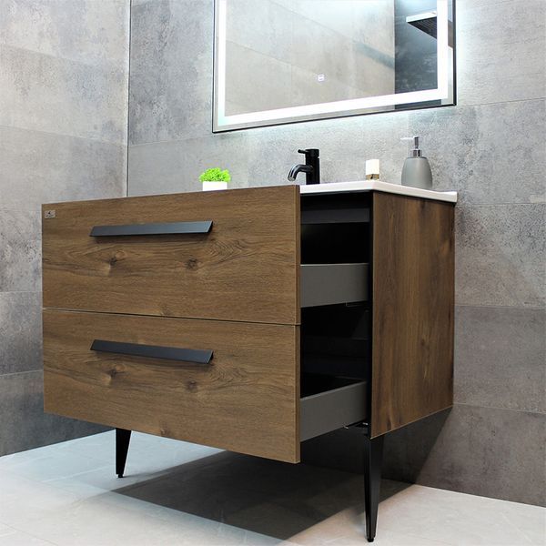 Тумба з раковиною REXON Madera RX41CO/090 Crarmel Oak 14190C фото