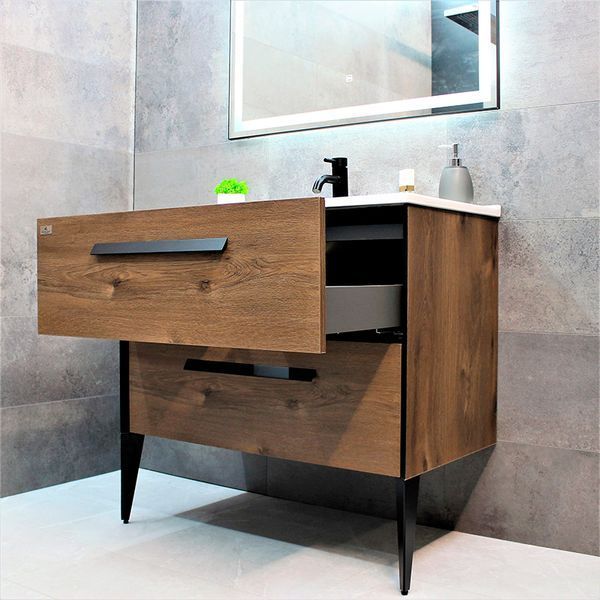 Тумба з раковиною REXON Madera RX41CO/090 Crarmel Oak 14190C фото