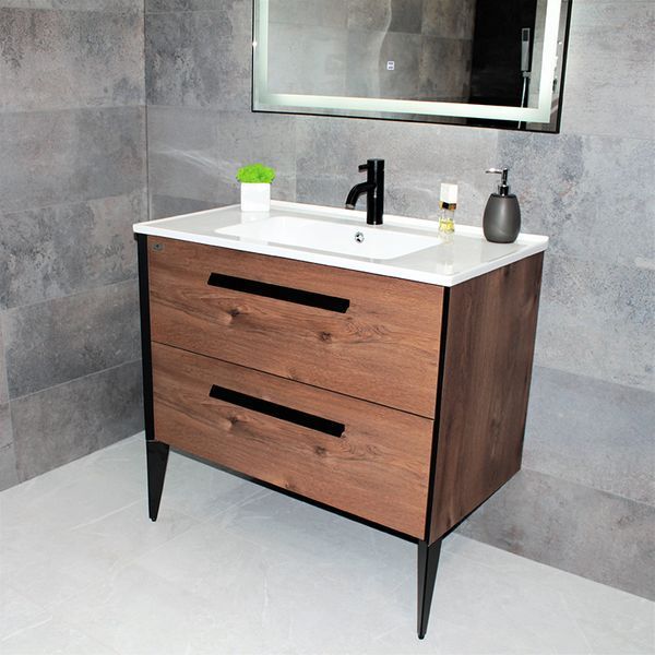 Тумба з раковиною REXON Madera RX41CO/090 Crarmel Oak 14190C фото