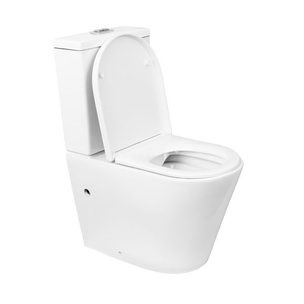 Унітаз безободковий Oleo HR 64*37.5*84 білий ( А0059475 ) А0059475 фото