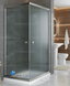 Душевая кабина Shower Titan 100x80x180 см без поддона прямоугольная раздвижные двери матовое стекло 5 мм Titan-100x80 фото 2