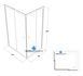Душевая кабина Shower Titan 100x80x180 см без поддона прямоугольная раздвижные двери матовое стекло 5 мм Titan-100x80 фото 10