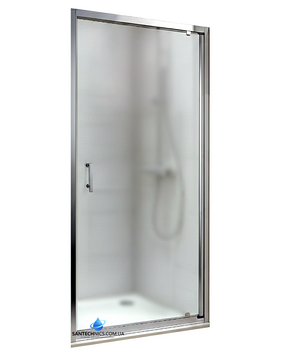 Душові двері розпашні Sunways Opal 90x190 см  для душу загартоване матове скло 6 мм Opal-90 фото