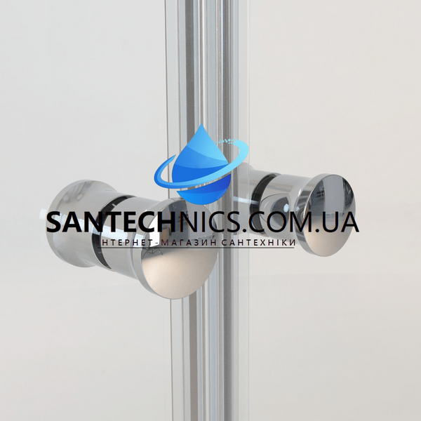 Душова кабіна Ko&Po 7125 80х80 см глибокий піддон розсувні двері матове загартоване скло 7125-80 фото