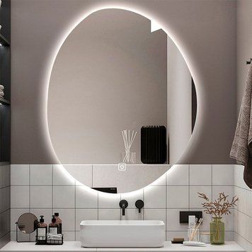 Дзеркало DUSEL LED DE-M1020 75смх100 см сенсорне включення + підігрів 606521 фото
