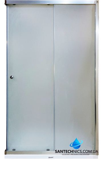 Душевая кабина Shower Saturn 100х80х190 см без поддона раздвижная для душа прямоугольная матовое стекло 5мм STN-230 фото