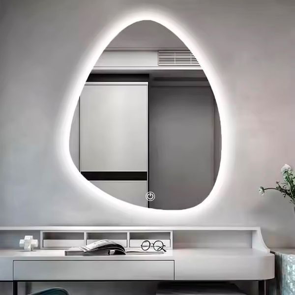 Дзеркало DUSEL LED DE-M1014 75смх100см сенсорне включення + підігрів + годинник / темп 606518 фото