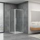 Душевая кабина Dusel DL198/DL196 Chrome, 90х90х190, стекло прозрачное, дверь распашная 519891 фото 1