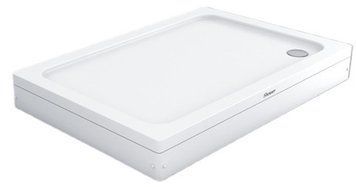 Душовий піддон Shower Beta 8991 110x80х18 см прямокутний низький з передньою панеллю ніжками Beta 110x80 фото