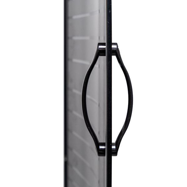 Душевая кабина 90х90х193 см VIVIA 091 Black Line JK New черный профиль низкий полукруглый поддон  А0055604 фото