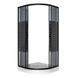 Душевая кабина 90х90х193 см VIVIA 091 Black Line JK New черный профиль низкий полукруглый поддон  А0055604 фото 3