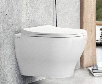Підвісний унітаз Viba Renga з сидінням soft-close мікроліфт керамічний унітаз білий 1555647348 фото