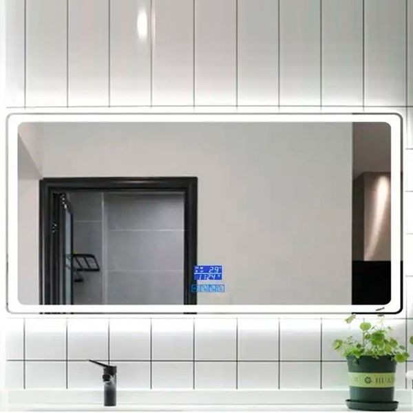 Зеркало DUSEL LED DE-M3051 100смх75см сенсорное включение+подогрев+часы/темп+Bluetooth 630517 фото
