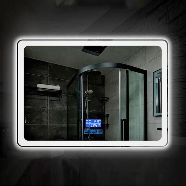 Зеркало DUSEL LED DE-M3051 100смх75см сенсорное включение+подогрев+часы/темп+Bluetooth 630517 фото