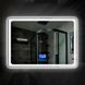 Зеркало DUSEL LED DE-M3051 100смх75см сенсорное включение+подогрев+часы/темп+Bluetooth 630517 фото 10