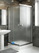 Душова кабіна Shower Saturn 90х90х190 см без піддону квадратна розсувна для душу матове скло 5мм STN-164 фото 4