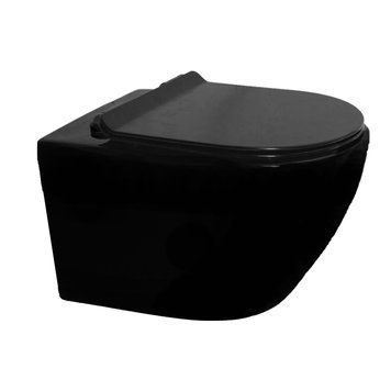 Унітаз Grem 52*35.5*34 black ( А0057116 ) А0057116 фото