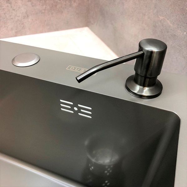 Мийка кухонна з нержавіючої сталі SS304 DS50678-2RNG 780*490*230 Right (Nano Grey) DS50678-2RNG фото