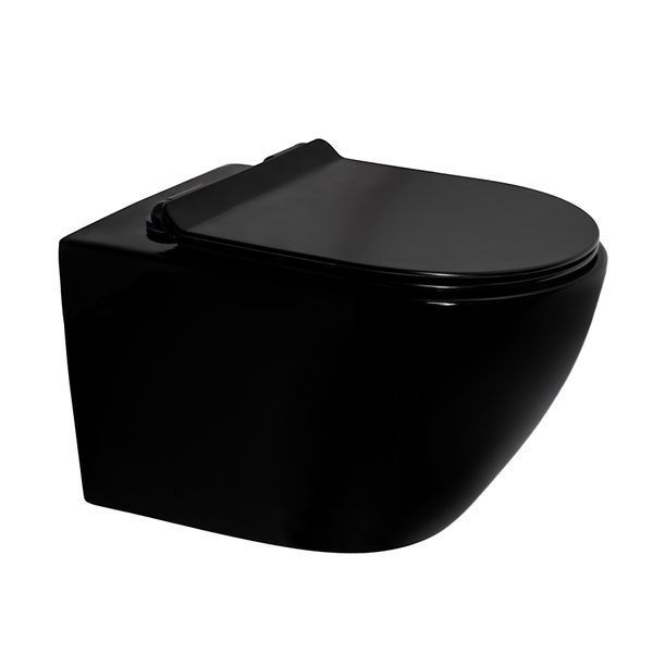 Унитаз Grem 52*35.5*34 black ( А0057116 ) А0057116 фото