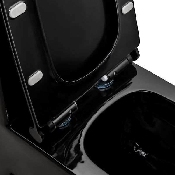Унітаз-моноблок Jager 66*36*80.5 black ( А0057117 ) А0057117 фото