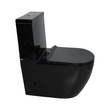 Унітаз-моноблок Ermin 67*37*84 black ( А0057118 ) А0057118 фото