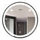 Зеркало DUSEL LED DE-M2071D Black круглое 100смх100см сенсорное включение+подогрев 620711 фото 7