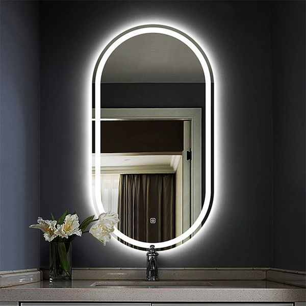 Дзеркало DUSEL LED DE-M4031D овальне 60смх120см сенсорне включення + підігрів 640311 фото