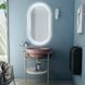Дзеркало DUSEL LED DE-M4031D овальне 60смх120см сенсорне включення + підігрів 640311 фото 6