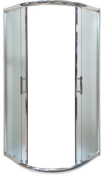 Душова кабіна Sunways R-522 90x90х180 см без піддону, профіль хром, матове скло 6мм, розсувні двері R-522 WT фото