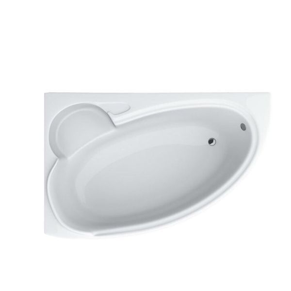 Ванна акрилова асиметрична ADELE 170х110 L + ноги + екран під ванну ( А0045132 ) А0045132 фото