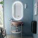 Зеркало DUSEL LED DE-M4031D овальное 60смх120см сенсорное включение+подогрев+часы/темп 640312 фото 5