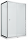 Душова кабіна Shower Neptun 120x80x190 см без піддону прямокутна розсувні двері матове скло 6 мм NPT-372 matt фото 1