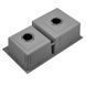 Мийка кухонна з нержавіючої сталі SS304 DS50878-2RNB 780*430*220 Right (Nano Black) DS50878-2RNB фото 3