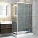 Душова кабіна Shower Neptun 120x80x190 см без піддону прямокутна розсувні двері матове скло 6 мм NPT-372 matt фото 3