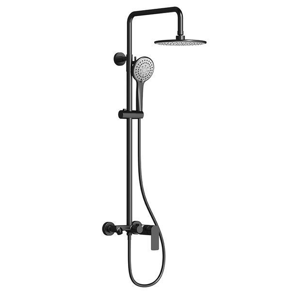 Душевая система DUSEL LACIO Black Matt (231355000) 231355000 фото