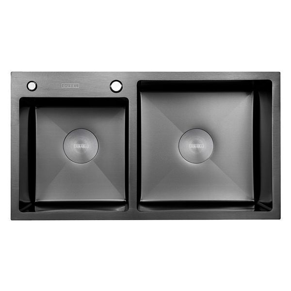 Мийка кухонна з нержавіючої сталі SS304 DS50878-1LNB 780*430*220 Left (Nano Black) DS50878-1LNB фото