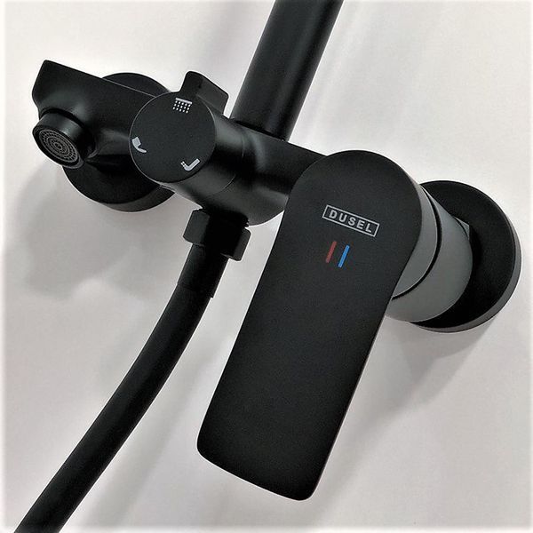 Душевая система DUSEL LACIO Black Matt (231355000) 231355000 фото