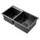 Мийка кухонна з нержавіючої сталі SS304 DS50878-1LNB 780*430*220 Left (Nano Black) DS50878-1LNB фото 1