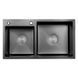 Мийка кухонна з нержавіючої сталі SS304 DS50878-1LNB 780*430*220 Left (Nano Black) DS50878-1LNB фото 2