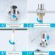 Мийка кухонна з нержавіючої сталі SS304 DS50878-1LNB 780*430*220 Left (Nano Black) DS50878-1LNB фото 8