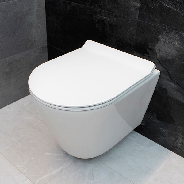 Унитаз DUSEL AREZ подвесной DWHT10210230R с сиденьем Soft Close дюропласт 802301 фото