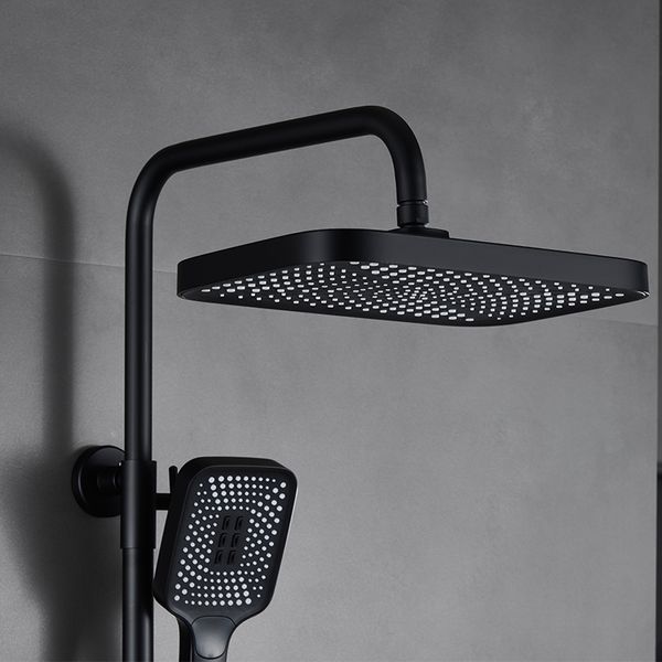 Душова система DUSEL BRONX Thermostatic Black (233307000) 233307000 фото