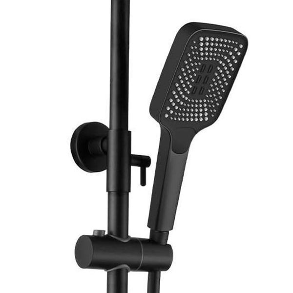 Душова система DUSEL BRONX Thermostatic Black (233307000) 233307000 фото