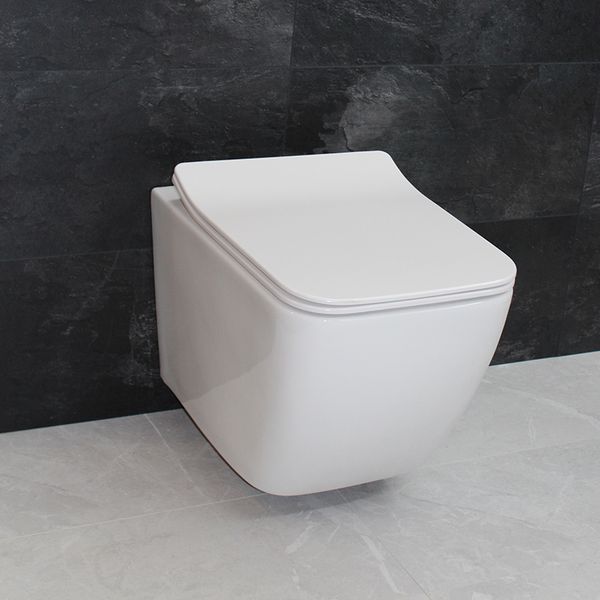Унитаз DUSEL CUBIS подвесной DWHT10201030R с сиденьем Soft Close дюропласт 810301 фото