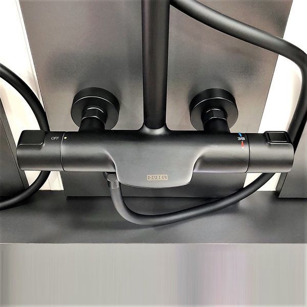 Душевая система DUSEL CENTRO Thermostatic Black (281307000) 281307000 фото