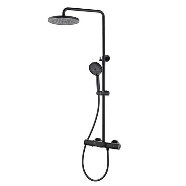 Душевая система DUSEL CENTRO Thermostatic Black (281307000) 281307000 фото