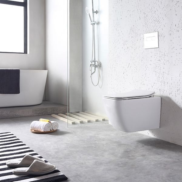 Унитаз DUSEL CUBIS подвесной DWHT10201030R с сиденьем Soft Close дюропласт 810301 фото