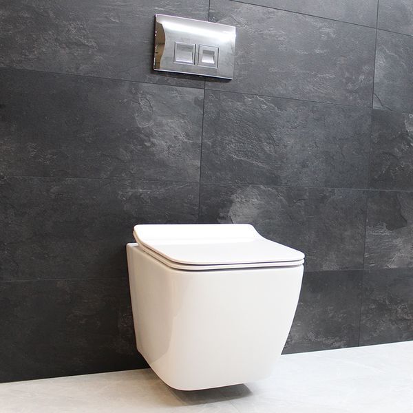 Унитаз DUSEL CUBIS подвесной DWHT10201030R с сиденьем Soft Close дюропласт 810301 фото