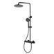 Душевая система DUSEL CENTRO Thermostatic Black (281307000) 281307000 фото 9