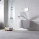 Унитаз DUSEL CUBIS подвесной DWHT10201030R с сиденьем Soft Close дюропласт 810301 фото 4